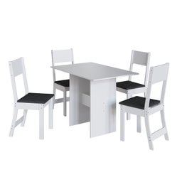 Conjunto Sala de Jantar 1 Mesa 4 Cadeiras Viena  - 2