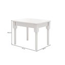 Ver imagem 3 de Mesa Infantil Mariah Madeira Maciça e Laca Casatema MadeiraOriginals Branco/Fosco