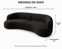 Ver imagem 3 de Sofá Luxuoso Modular Holp 180cm