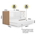 Ver imagem 5 de Berço Bicama Multifunção Amore Móveis Estrela