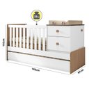 Ver imagem 3 de Berço Bicama Multifunção Amore Móveis Estrela