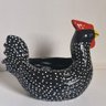 Porta Ovo Decorativo Organizador Galinha Angola Cerâmica - 2