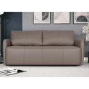 Ver imagem 6 de Sofá Decorativo Sala de Estar Lily 2 Lugares 180cm Couro Cimento - Gran Belo