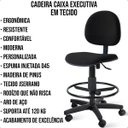 Ver imagem 6 de Cadeira Caixa Alta Executiva com Rodízios Verde