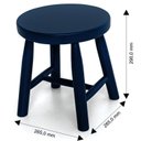 Ver imagem 3 de Banqueta para Quarto Infantil Espanha Azul
