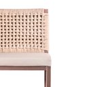 Ver imagem 4 de Banqueta Marrom Corda Náutica Bege – Kit 8 – Gourmet, Varanda e Living