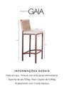 Ver imagem 5 de Banqueta Marrom Corda Náutica Bege – Kit 8 – Gourmet, Varanda e Living