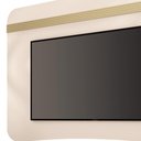 Ver imagem 3 de Painel Tv 80 Pol 200cm Arven e Rack Sala Yang Off White/champanhe H01 - Mpozenato