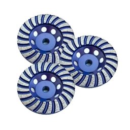 Kit 3 Disco Desbaste Diamantado Rebolo M14 100mm Diametalic - 1 Kit 3 Disco Desbaste Diamantado Rebolo M14 100mm Diametalic - 1