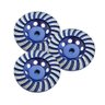 Kit 3 Disco Desbaste Diamantado Rebolo M14 100mm Diametalic - 1