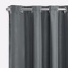 Cortina Blackout com Voil Liso 5.60 M X 2,70 M Varão Simples:cinza - 4