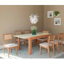 Ver imagem 4 de Cadeira Estofada C/ Tela - Freijó Bege