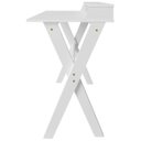 Ver imagem 6 de Escrivaninha Multiuso Retrô Mesa Tipo Cavalete Itália Branco