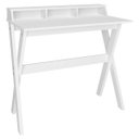 Ver imagem 2 de Escrivaninha Multiuso Retrô Mesa Tipo Cavalete Itália Branco