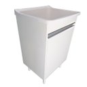 Ver imagem 1 de Gabinete para Lavanderia 53cm com Tanque 34 Litros + Sifão Cor do Tanque: Branco
