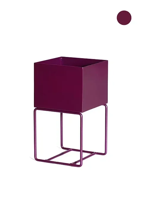 Ver imagem 1 de Cachepot para Plantas - 22x22x40 - Vinho