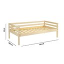 Ver imagem 2 de Bicama Solteiro Juvenil com Grade de Proteção Prime Casatema MadeiraOriginals