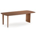 Ver imagem 1 de Mesa de Jantar Pulsare Base Tripla Retangular Madeira Eucalipto Cedro 240cm Marrom Ozki