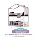 Ver imagem 6 de Beliche Montessoriana Prime RN com Telhado Claraboia e Janela Casatema MadeiraOriginals