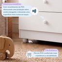 Ver mais imagens de Quarto de Bebê Completo Berço 100% MDF com Guarda-Roupa 3 Portas Nuvem Branco