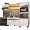 Ver imagem 3 de Armário de Cozinha Completa 250cm Branco Reims Madesa XA01