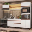 Ver imagem 1 de Armário de Cozinha Completa 250cm Branco Reims Madesa XA01