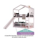 Ver imagem 6 de Beliche Montessoriana Prime com Telhado Claraboia, Janela e Escorregador Casatema MadeiraOriginals