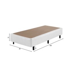 Somiê ECO Bordado Solteiro 88x188x40cm  - 3