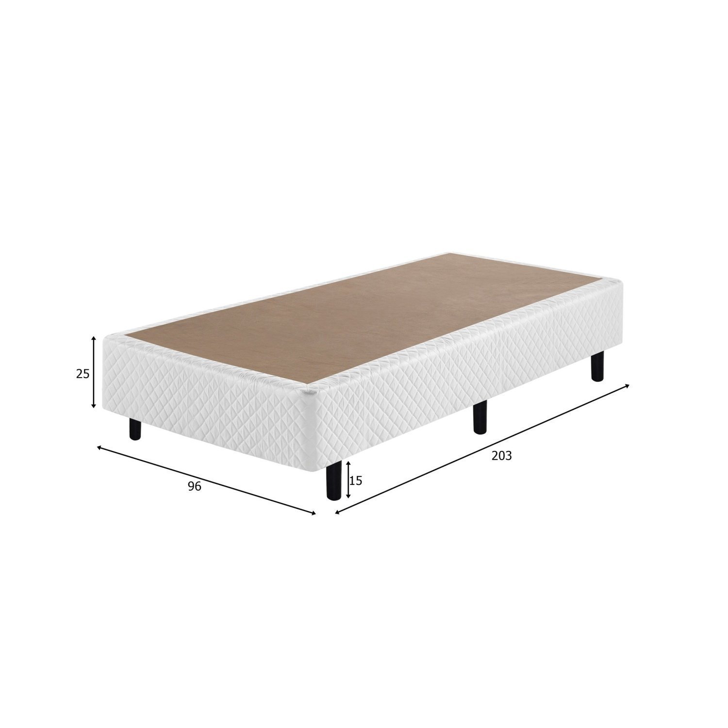 Somiê ECO Bordado 96x203x40cm Ecoflex - 3
