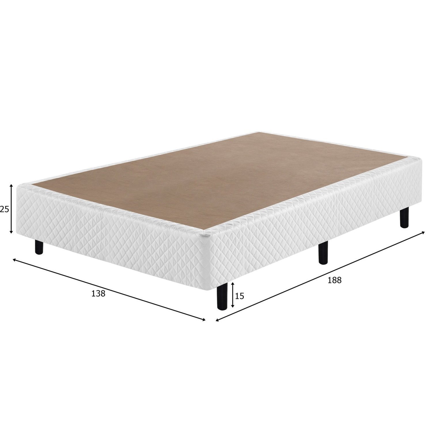 Somiê ECO Bordado Casal 138x188x40cm  - 3