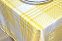 Ver imagem 2 de Toalha de Mesa Picnic - Amarela Listras Arte & Tear Redonda - 1,40 M