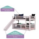 Ver imagem 4 de Beliche Montessoriana Divertida RN com Escorregador Casatema MadeiraOriginals