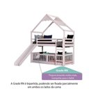 Ver imagem 6 de Beliche Montessoriana Divertida com Escorregador e Telhado Inclinado Lua Casatema MadeiraOriginals