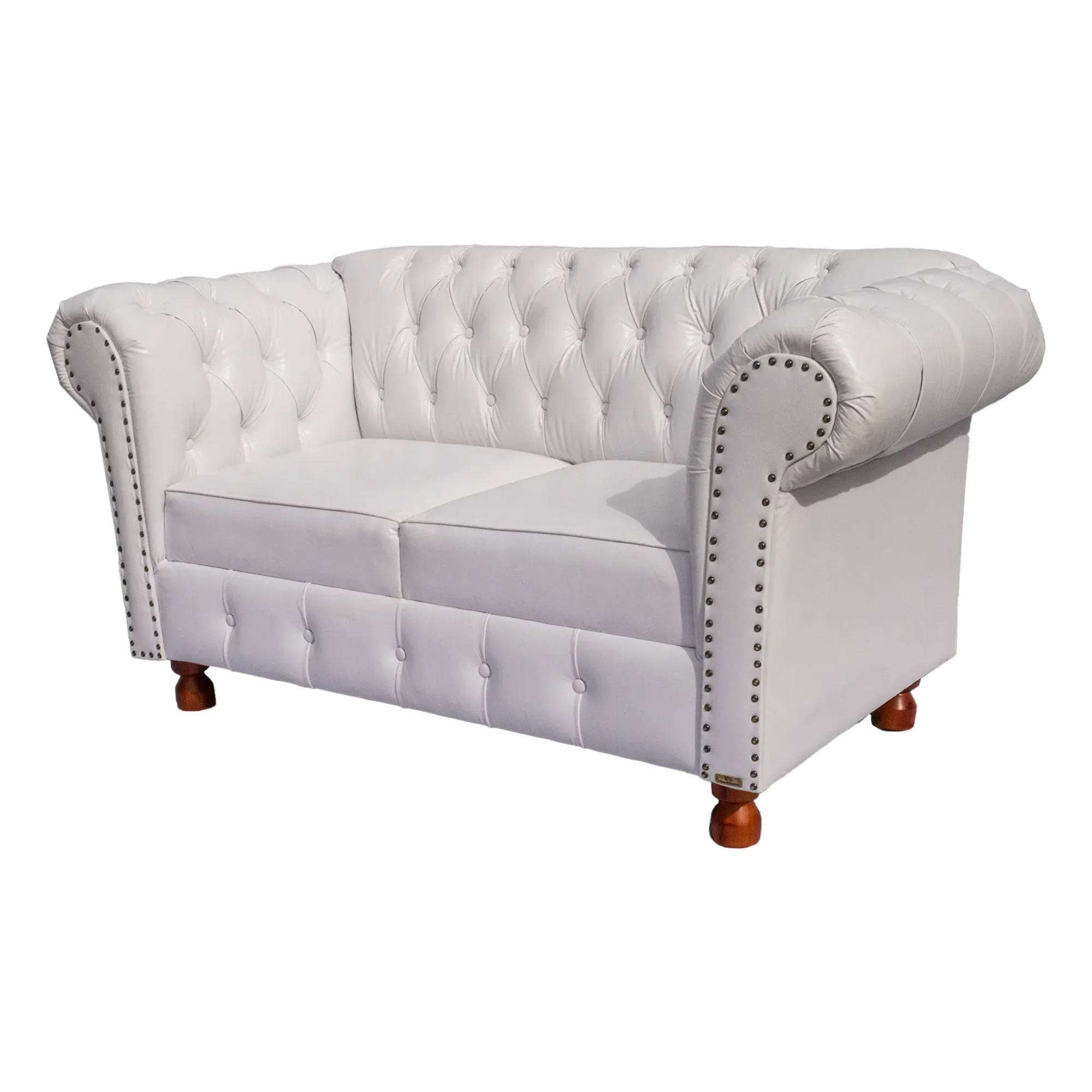 Namoradeira Chesterfield Luiz XV Retrô:BRANCO