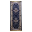 Ver imagem 1 de Passadeira Persa Royal Azul Marinho 75x250cm Fio Acetinado - Decoração para Corredor