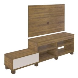 Sala de Estar Completa Rack com Painel TV até 47 Polegadas e Mesa de Centro Requinte Espresso Móveis - 9 Sala de Estar Completa Rack com Painel TV até 47 Polegadas e Mesa de Centro Requinte Espresso Móveis - 9