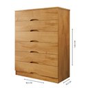Ver imagem 3 de Cômoda 6 Gavetas Sevilha Mademarcs