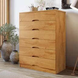 Cômoda 6 Gavetas Sevilha Mdf - Mademarcs - 1