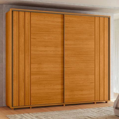 Guarda Roupas 2 Portas de Correr 280cm Dali 161 Espazzo Madetec