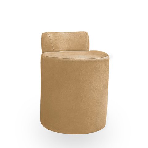 Puff Banqueta Alto Confortável Reforçado Minimalista Roma Suede