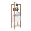 Ver imagem 2 de Estante para Livros 2 Gavetas Centro 185cmx65cm Haia Yescasa