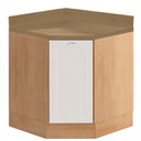 Ver imagem 1 de Balcao Obliquo com Tampo 1 Porta 75 Cm Cd1015406 Branco Dtall