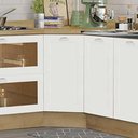 Ver imagem 2 de Balcao Obliquo com Tampo 1 Porta 75 Cm Cd1015406 Branco Dtall