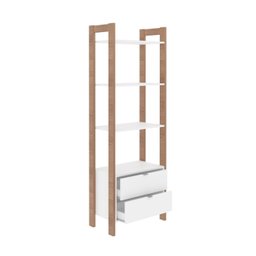 Estante de Livros 65cmx184,7cm 2 Gavetas Embaixo Haia YesCasa - 6