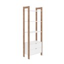 Ver imagem 4 de Estante para Livros 2 Gavetas Embaixo 1,85x0,65m Haia Yescasa