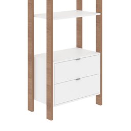 Estante de Livros 65cmx184,7cm 2 Gavetas Embaixo Haia YesCasa - 5