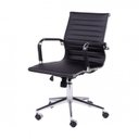 Ver imagem 2 de Kit 10 Cadeiras Escritório Diretor Esteirinha Rodízio Relax Corino 3301