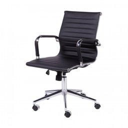 Kit 10 Cadeiras Escritório Diretor Esteirinha Rodízio Relax Corino 3301 - 2
