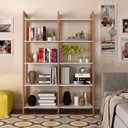 Ver imagem 6 de Estante de Livros 127,5cmx184,7cm Haia YesCasa