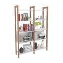 Ver imagem 2 de Estante de Livros 127,5cmx184,7cm Haia YesCasa